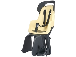 Bobike Maxi Go RS Fietsstoeltje Met slaapstand Bagagedrager Lemon Sorb
