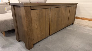 Dressoir, oldgrey, 215x51x83 cm