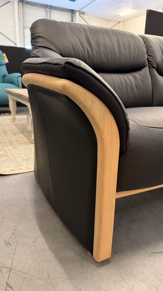 Bank, zwart, 160×85 cm