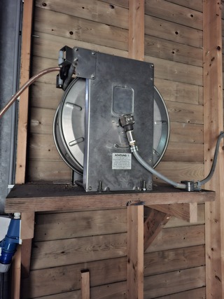 RVS luchtslang haspel, TMAS