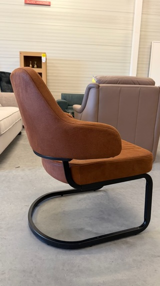 Fauteuil, cognac