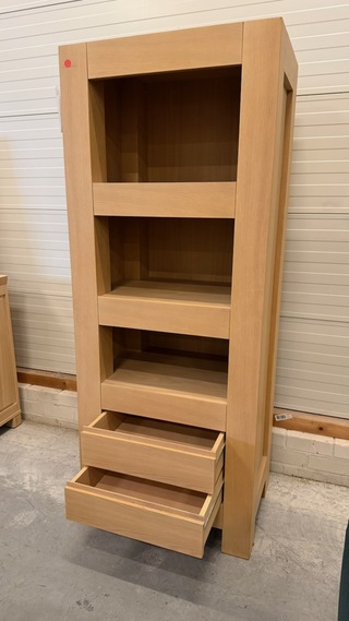 Boekenkast, whitewash, 180x70x40 cm