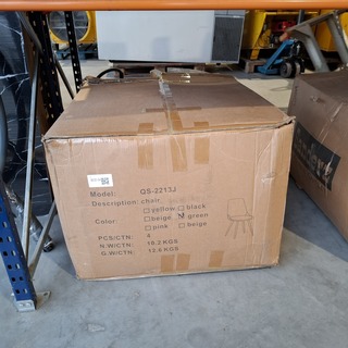 4x Eetkamerstoel velvet, Green, 2026