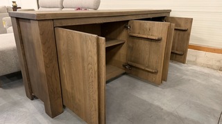 Dressoir, oldgrey, 215x51x83 cm