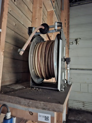 RVS luchtslang haspel, TMAS