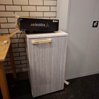 Koelkast met kippiepan o.a. Ignis