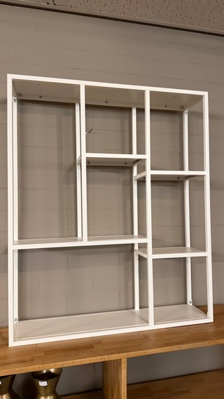 Wandrek, wit, 90x75x18 cm