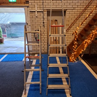 Werktrap met vouwladder Altrex