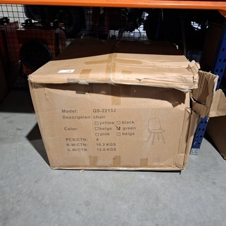 4x Eetkamerstoel velvet, Green, 2026