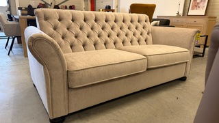 Bank, beige, 205×95 cm