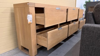 Dressoir, blankolie, 239x80x45