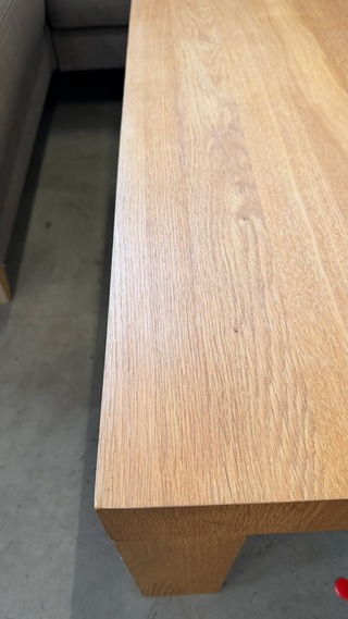 Salontafel, naturelhout, 90×90 cm