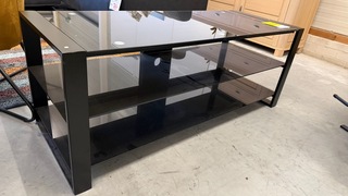 TV meubel, zwart, 130x50x50 cm