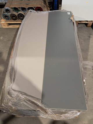 Ca. 36x Meubel hout/-plaat, Donker grijs / licht grijs