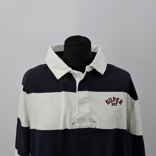 Rugby polo, maat 2XL, Superdry