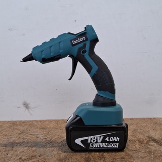 Accu smeltpistool voor hete lijm, Blauw