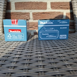 2x Accu, Makita, 18V, 6.0 Ah