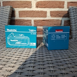 2x Accu Makita, 18V, 6.0 Ah