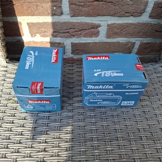 2x Accu, Makita, 18V, 6.0 Ah