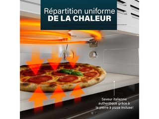 Princess 112780 Pizza Oven Pro Max – Tot 400°C – 2100W – 15 Liter  Zwa