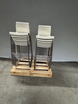 13x Barkruk Ikea, wit