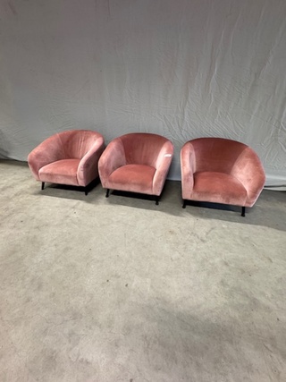 3x Fauteuil Richmond Interiors, roze