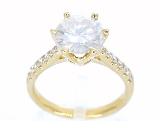 Gouden ring met diamant