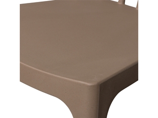 WOOOD Tuinstoel Bliss met spijlen Bruin melange kunststof