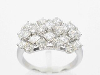 Gouden ring met diamanten 2.70 carat