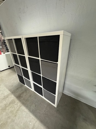 2x Vakkenkast Ikea, wit