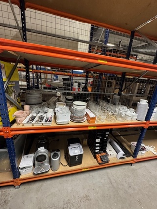 partij Glaswerk en serviesgoed