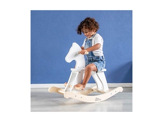 New Classic Toys Houten Hobbelpaard  Wit
