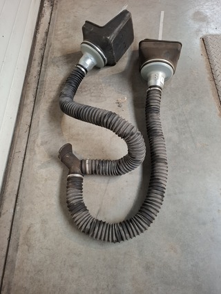 Uitlaat afvoerslang voor 2 uitlaten