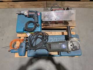 5x Divers elektrisch gereedschap, o.a. Makita, Metabo & Creusen