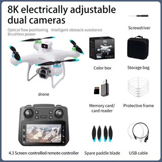 Drone professional 8K Dual camera sii2, Wit