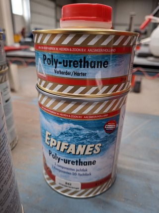 Diverse poly-urethaan jachtlak