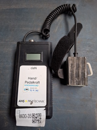 Rempedaalkrachtmeter, AHS, PKM PC, 2011