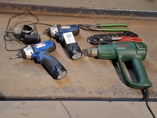 Diverse werkplaats gereedschap, O.a. Bosch, HBM