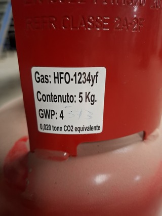 Aircogas, 3.6kg R1234YF