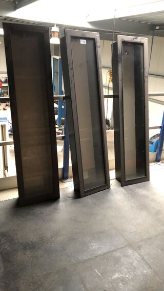 3x Vitrinekast, Ikea