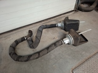 Uitlaat afvoerslang voor 2 uitlaten