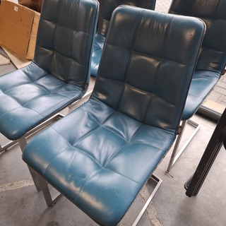 4x Eetkamerstoel, H En H, Blauw