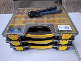 3x Assortiment koffer