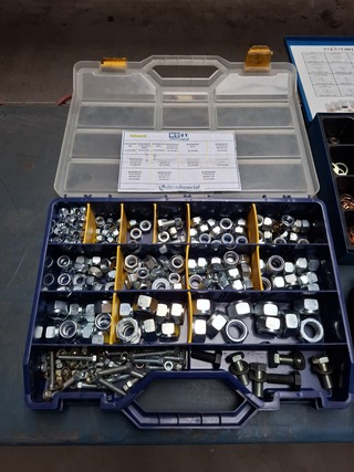 6x Assortiment werkplaats benodigdheden