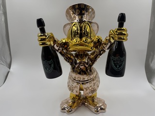 Dagobert Duck beeld Dom Pérignon, Lior24