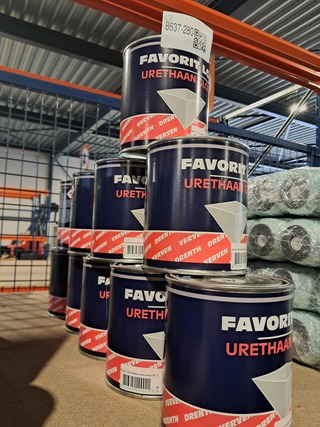 10 x 1 liter Hoogglanslak N0.15,10, Drenth, LGX, Monumentengroen