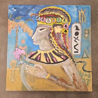 Kunstwerk van Klaas van de Brink (1930-2009) – Egyptische Koningin