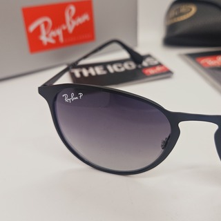 Rayban zonnebril Erika metal black gradient grey