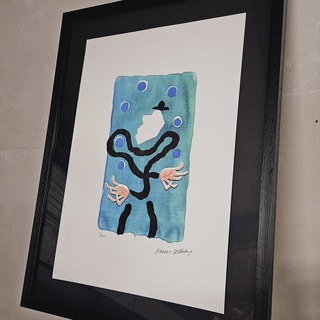 David Hockney Lithograaf ”The Juggler”