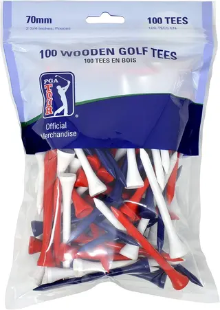 Ca. 35x zak a 100 Houten tees PGA Tour